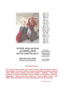 Joulunettikortti 2016